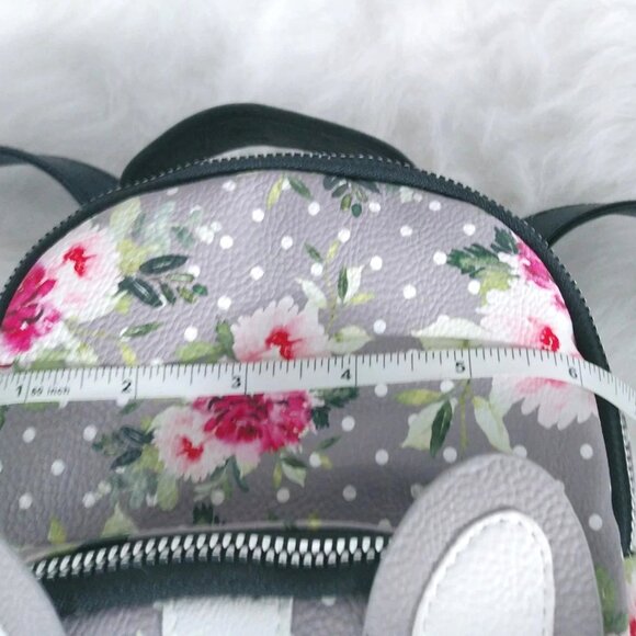 Betsey Johnson French Bulldog Mini Backpack with Matching Credit Card Wallet - Picture 15 of 16